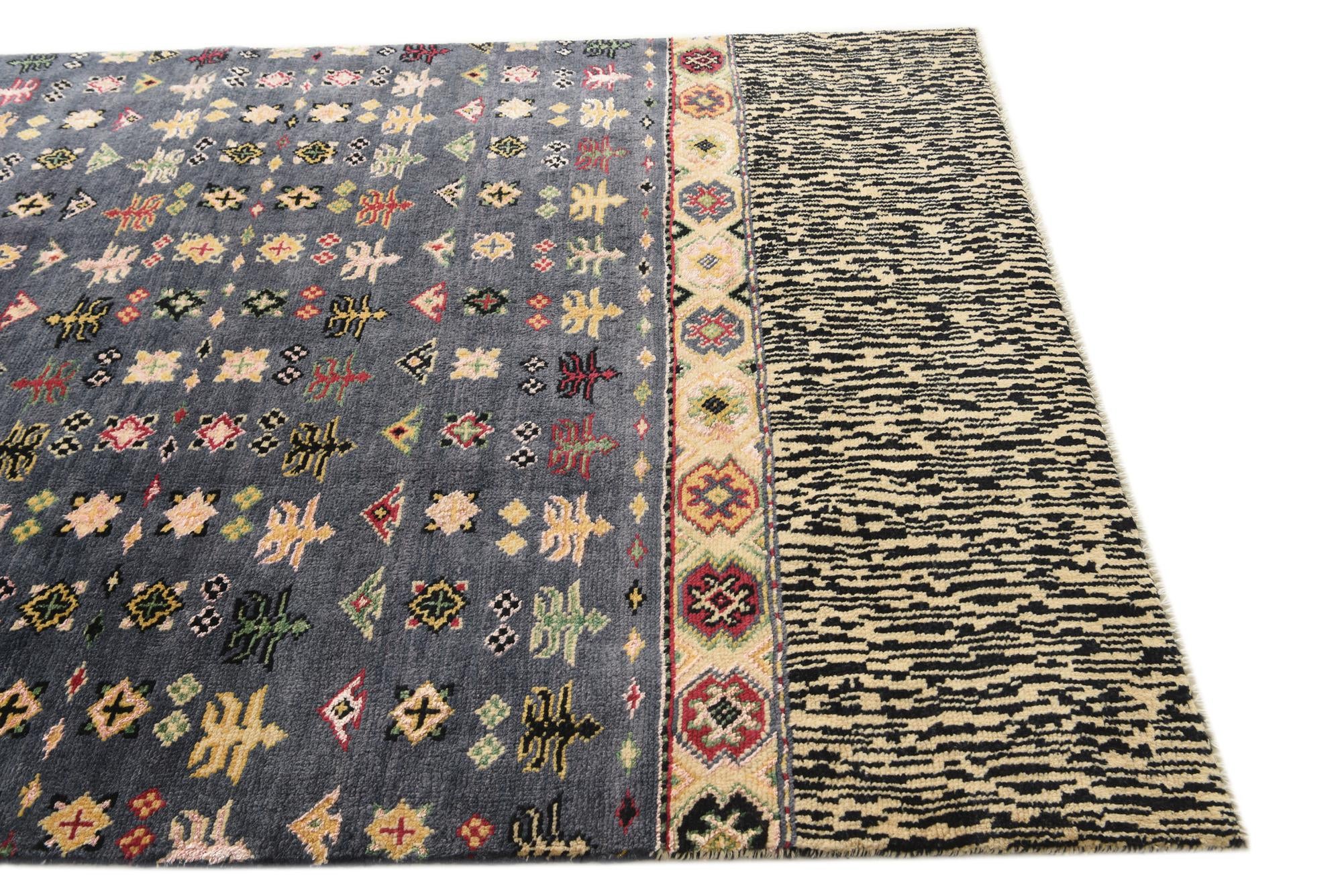 5' 4 x 8' 5 Hand Knotted Darya Rug