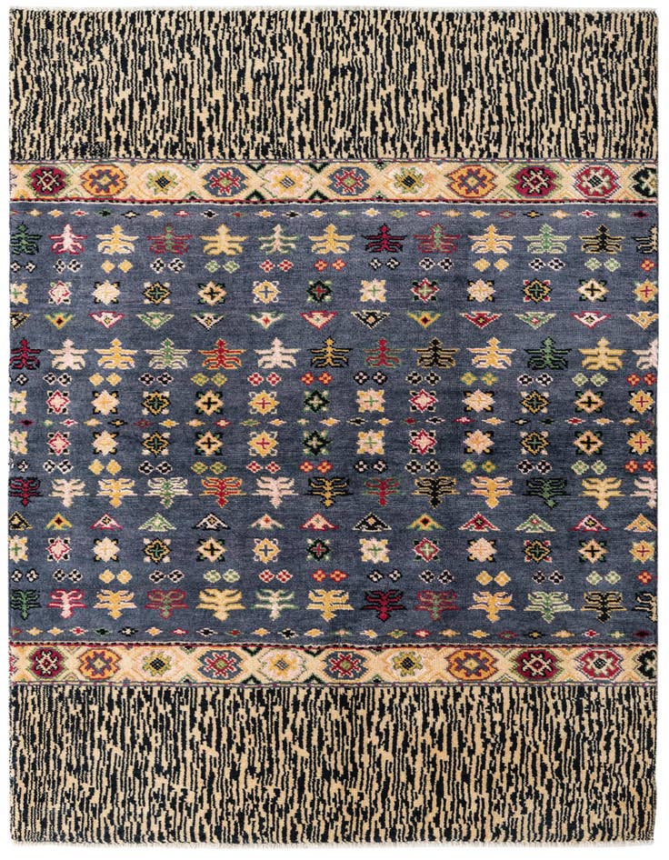 Detail image of 5' 4 x 8' 5 Hand Knotted Darya Rug