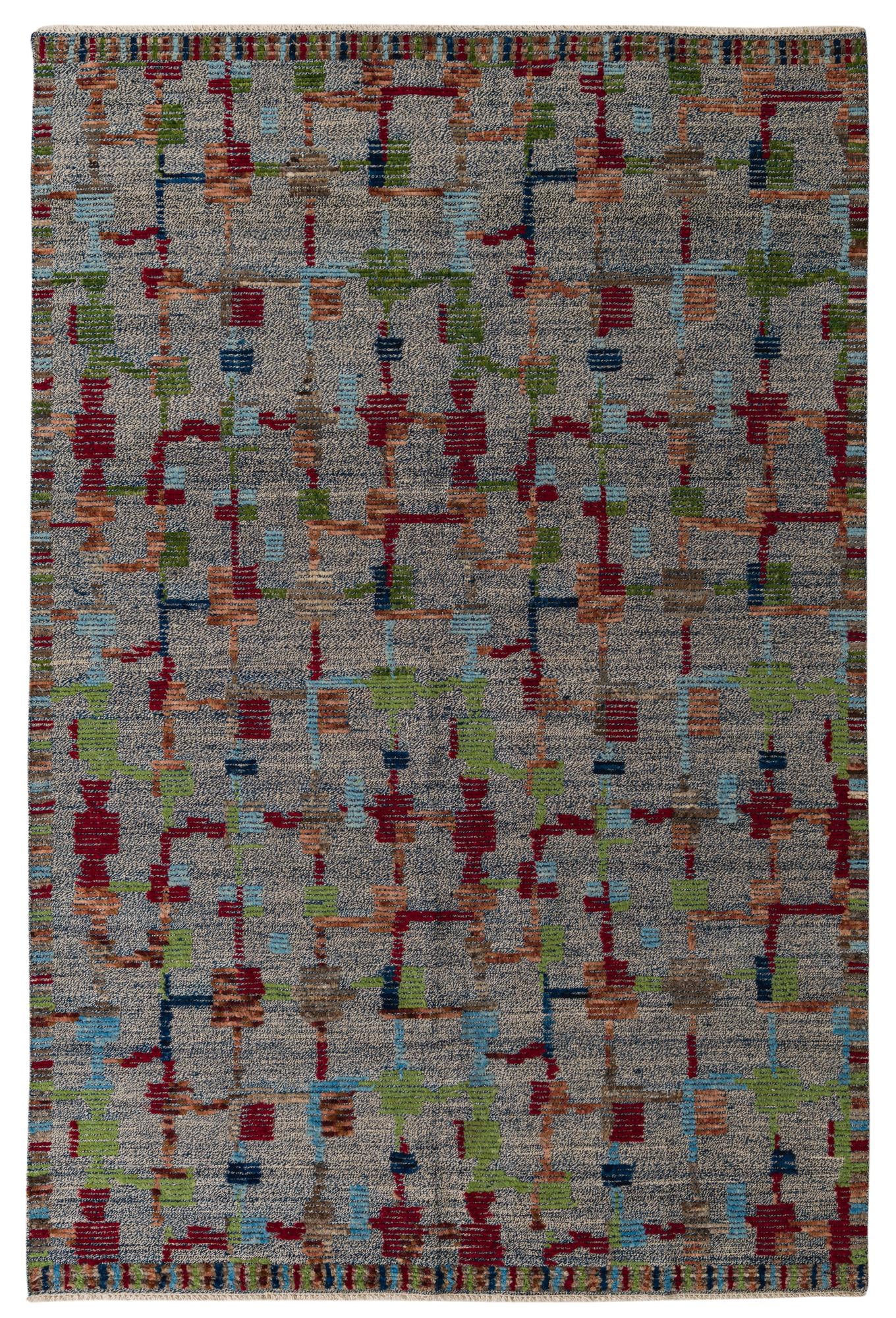 6' 5 x 9' 8 Hand Knotted Darya Wool Rug