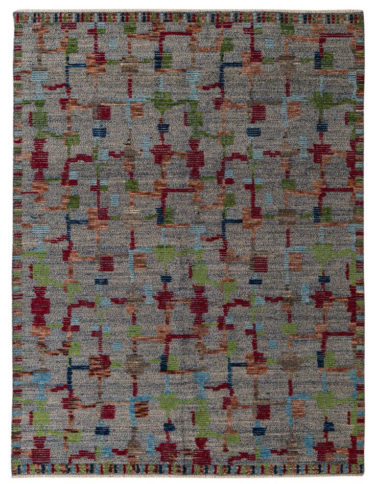 Detail image of 6' 5 x 9' 8 Hand Knotted Darya Wool Rug