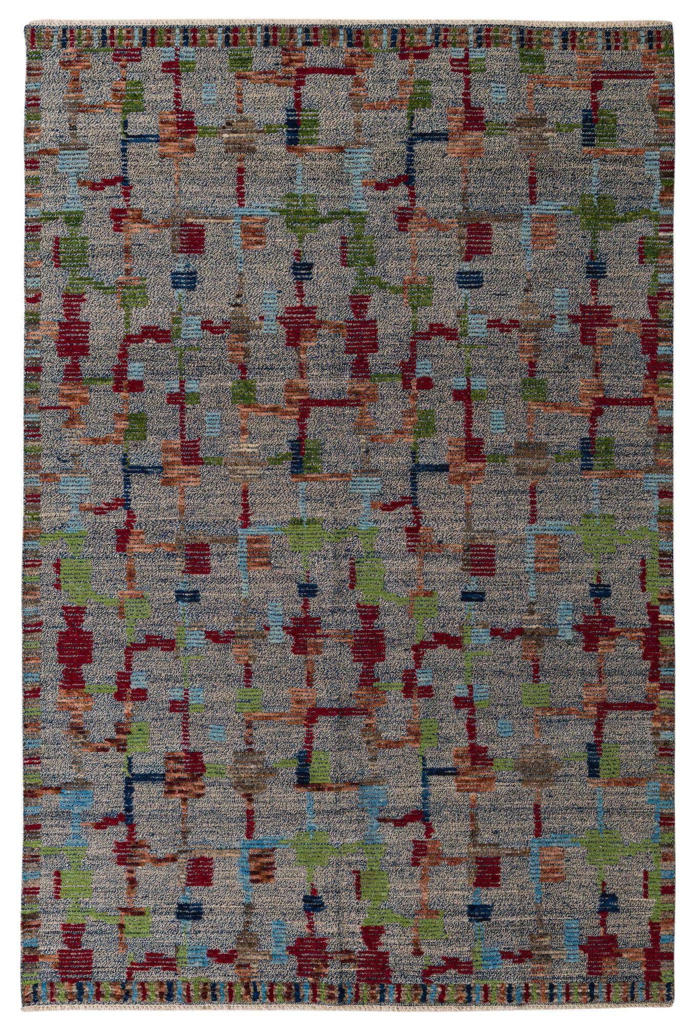 6' 5 x 9' 8 Hand Knotted Darya Wool Rug