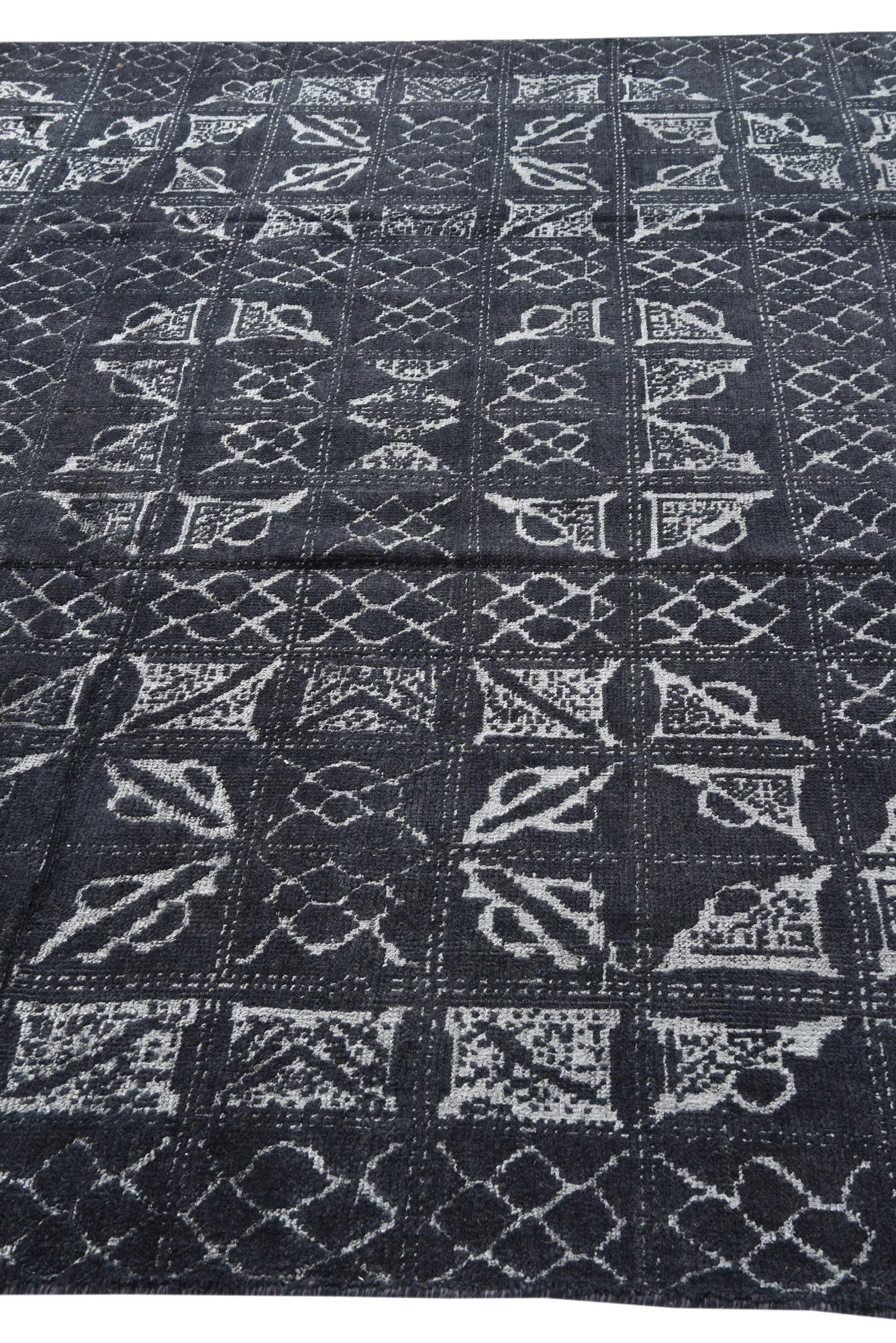 7' 10 x 9' 8 Hand Knotted Darya Rug