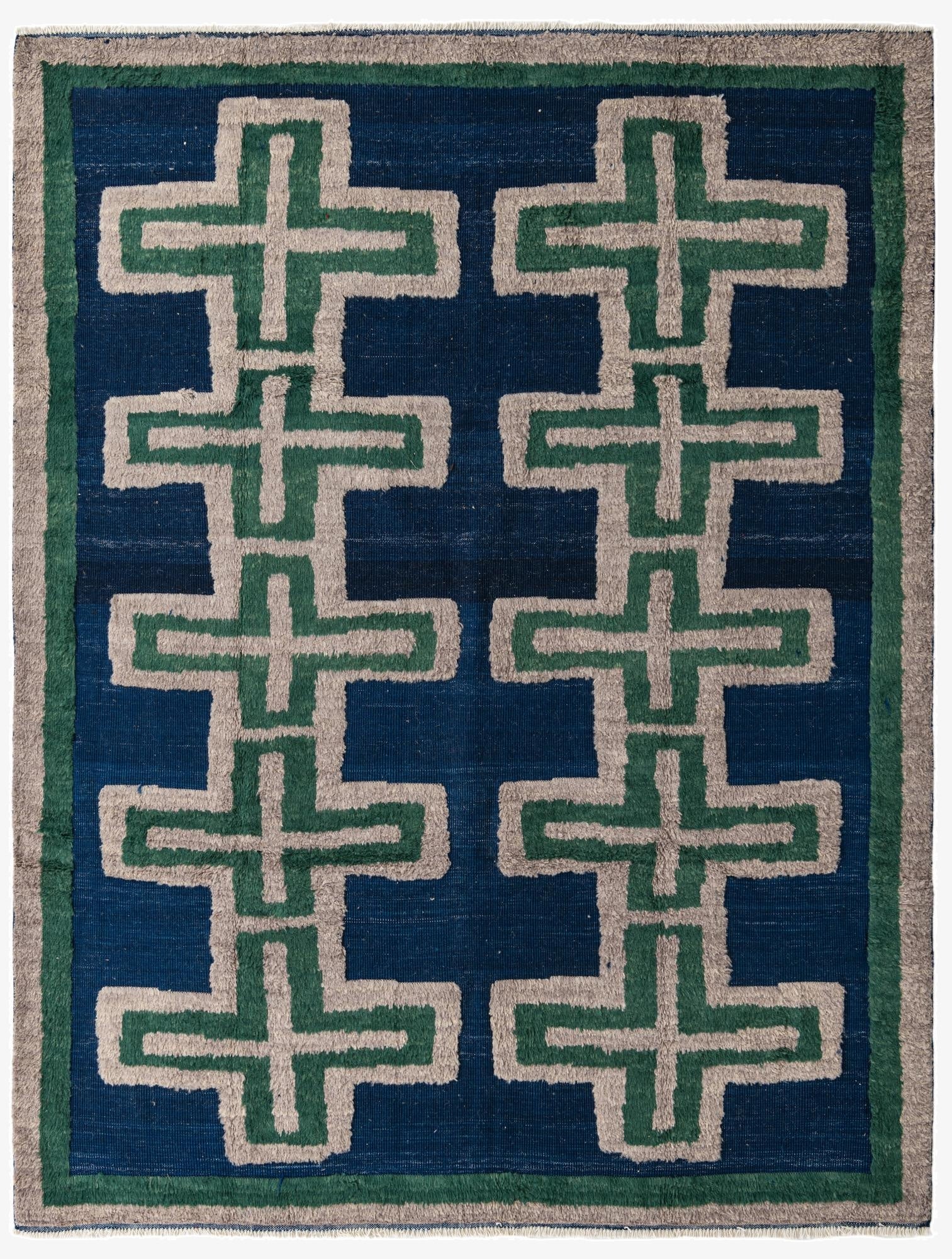 Primary image 8' x 10' 6  Hand Knotted Darya Wool Rug