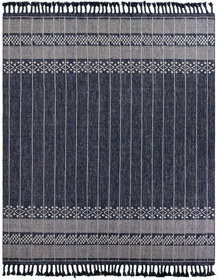 Detail image of 10' x 14' 1 Easy-Clean Eco Bohemian Indoor / Outdoor Rug