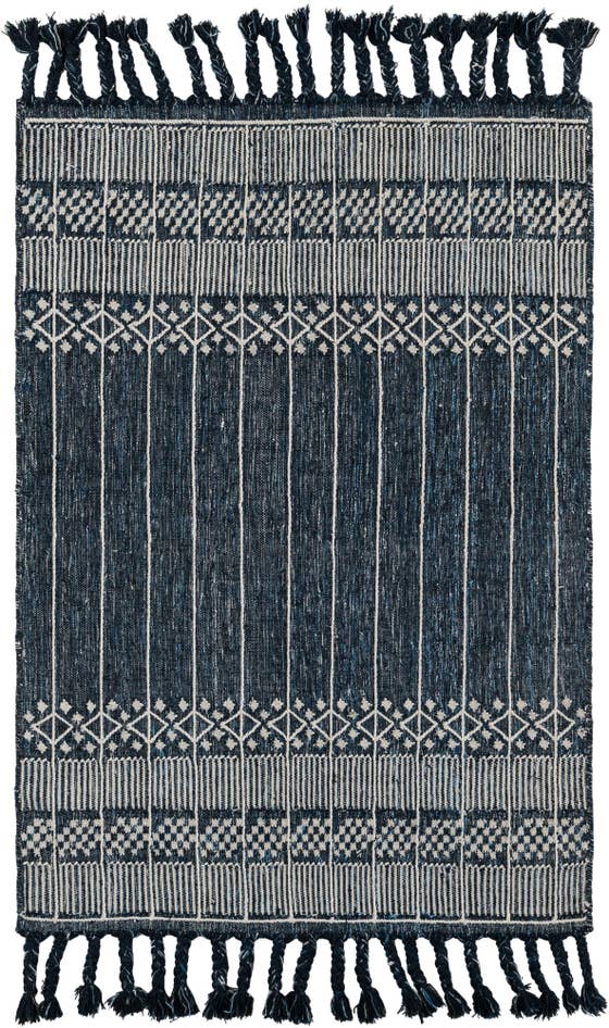 Detail image of 4' 1 x 6' 1 Easy-Clean Eco Bohemian Indoor / Outdoor Rug