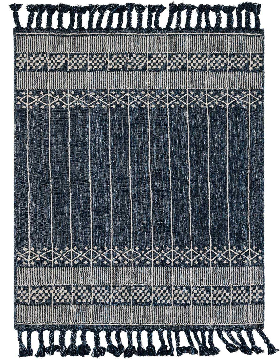 5' 1 x 8' Easy-Clean Eco Bohemian Indoor / Outdoor Rug