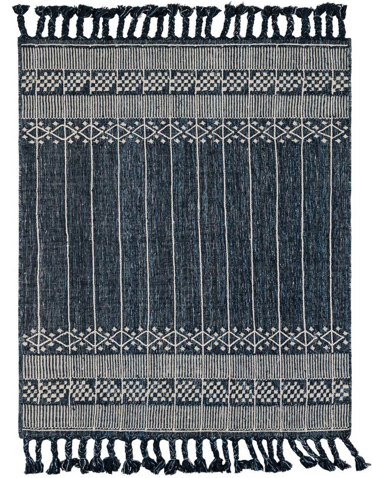 Detail image of 5' 1 x 8' Easy-Clean Eco Bohemian Indoor / Outdoor Rug