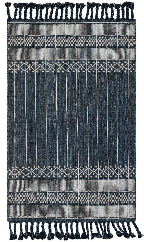 Detail image of 5' 1 x 8' Easy-Clean Eco Bohemian Indoor / Outdoor Rug
