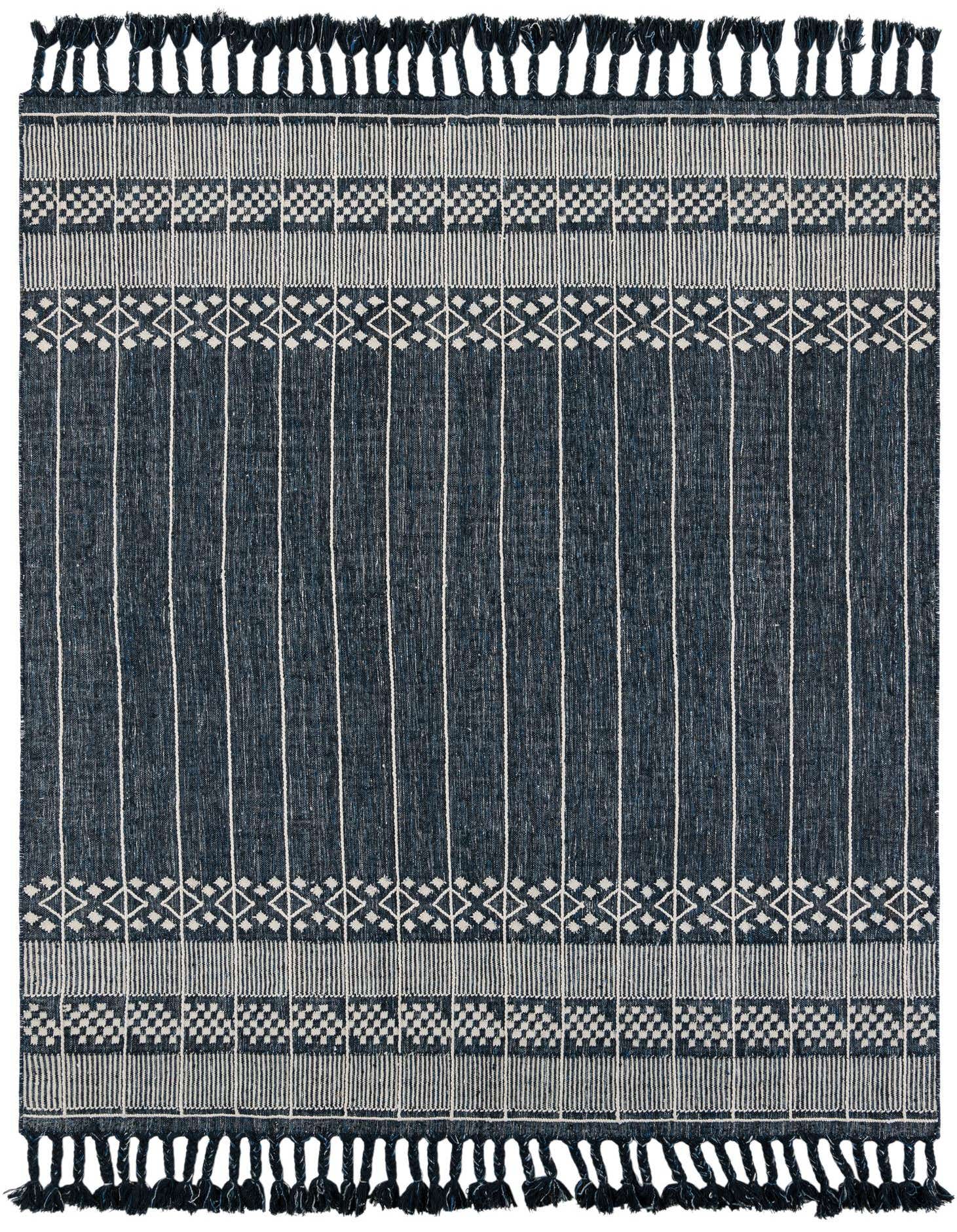 7' 10 x 10' Easy-Clean Eco Bohemian Indoor / Outdoor Rug
