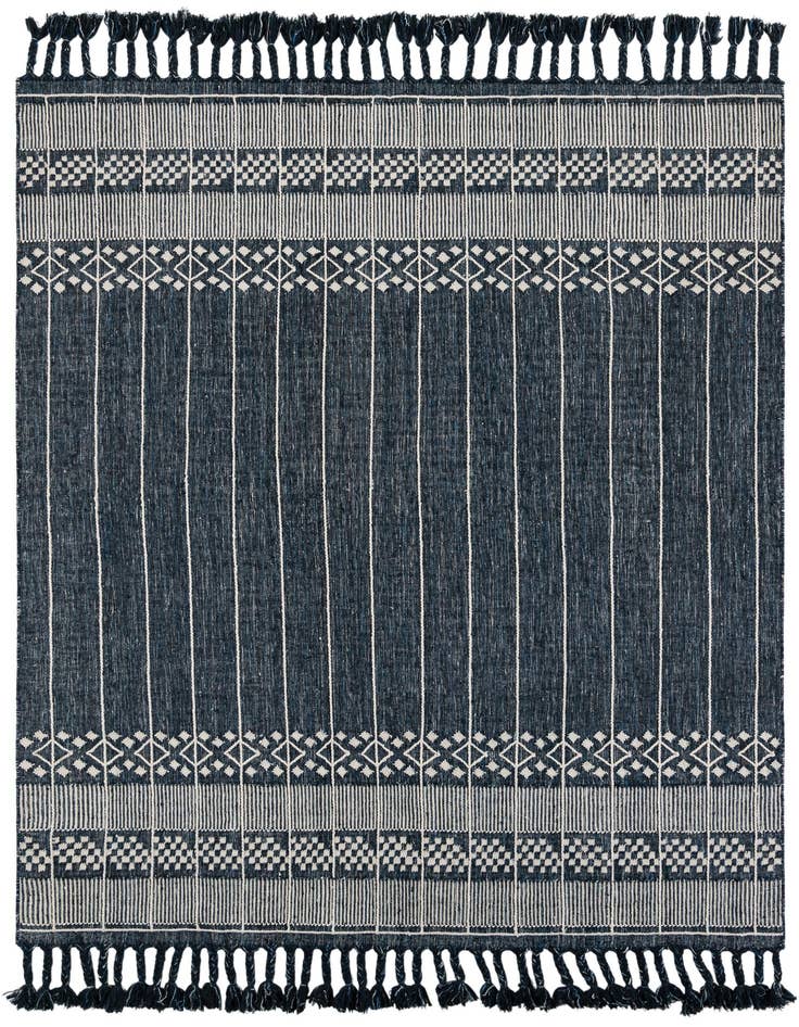 Detail image of 7' 10 x 10' Easy-Clean Eco Bohemian Indoor / Outdoor Rug
