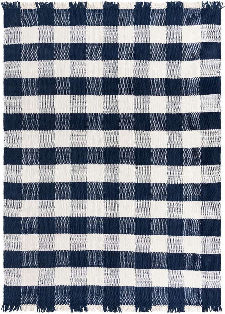 10' x 14' Easy-Clean Eco Plaid Washable Indoor / Outdoor Rug