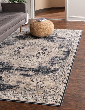Navy Blue Eliza Rug
