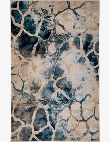 Navy Blue Ethereal Rug