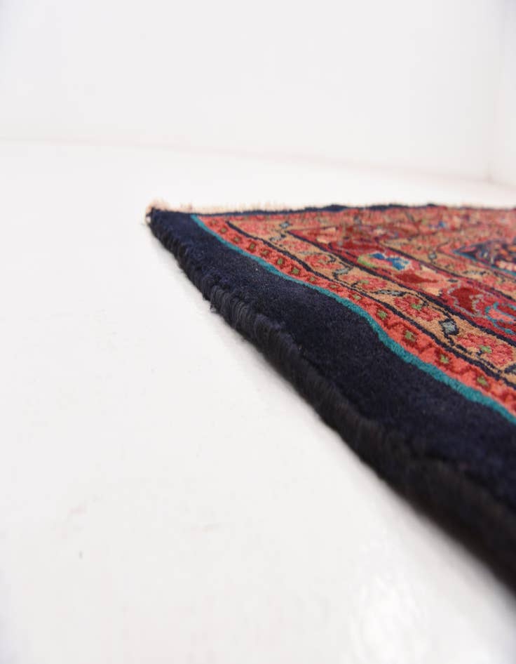 Detail image of 5' 6 x 10' 6 Hand Knotted Farahan Persian Wool Rug