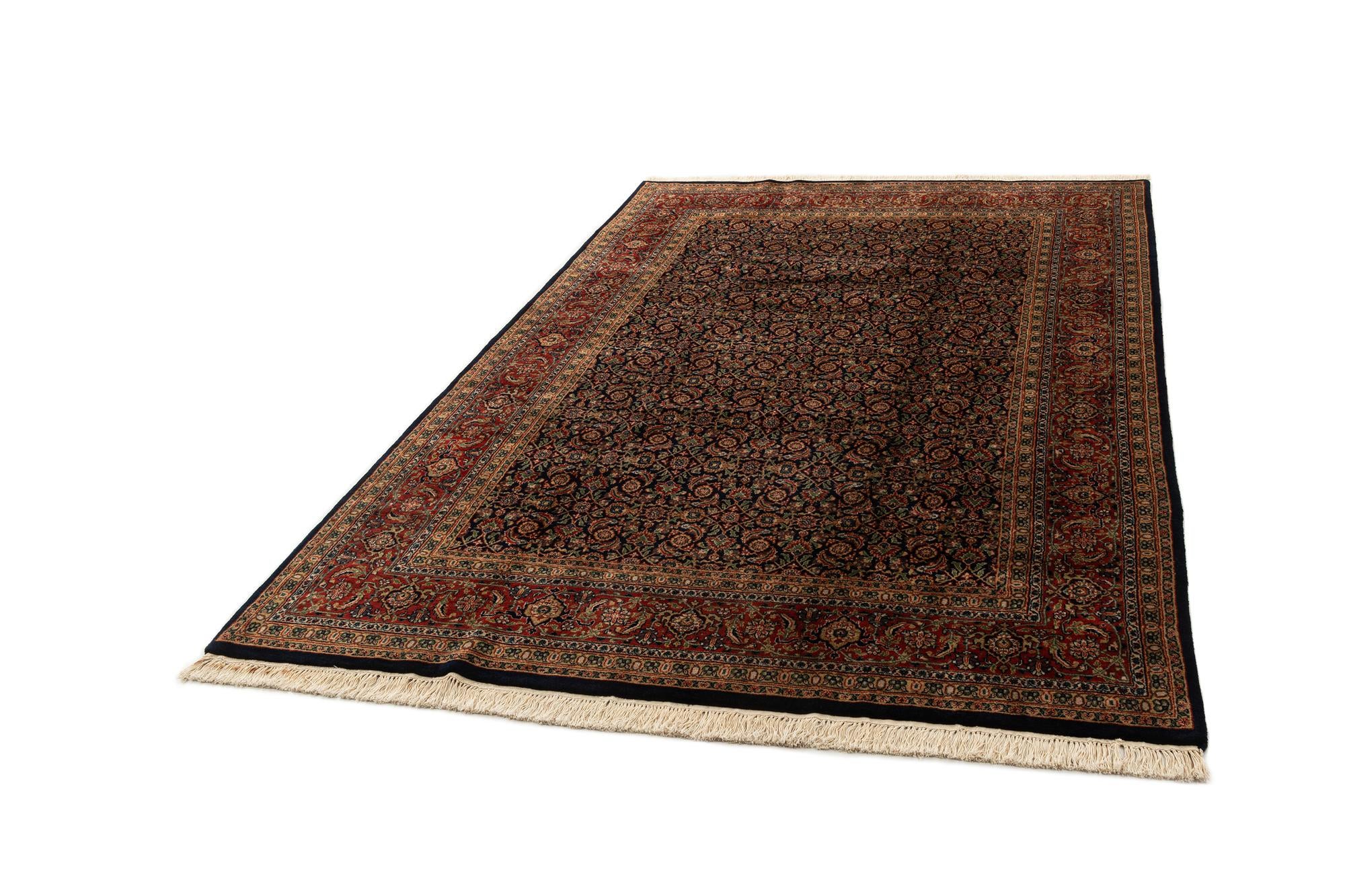 6' 7 x 9' 9 Hand Knotted Farahan Oriental Wool Rug