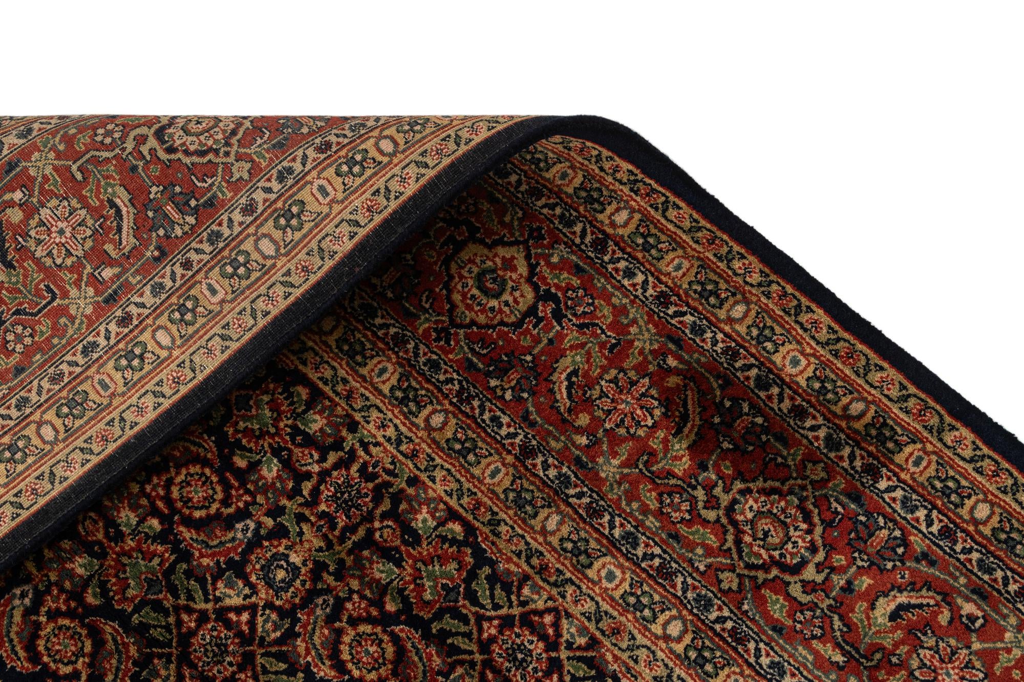 6' 7 x 9' 9 Hand Knotted Farahan Oriental Wool Rug