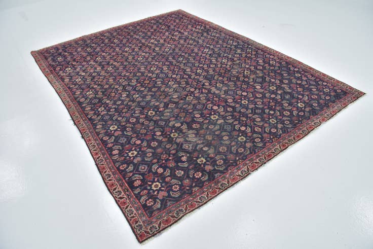 Detail image of 7' 3 x 9' 5 Hand Knotted Farahan Persian Wool Rug