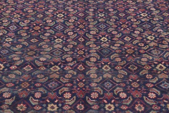 7' 3 x 9' 5 Hand Knotted Farahan Persian Wool Rug