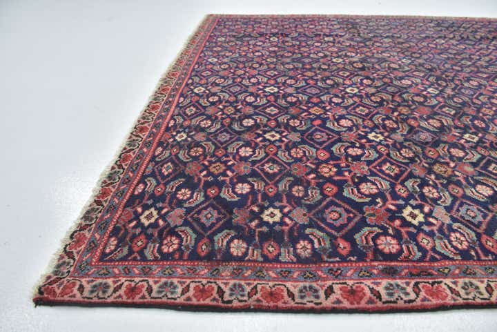 7' 3 x 9' 5 Hand Knotted Farahan Persian Wool Rug