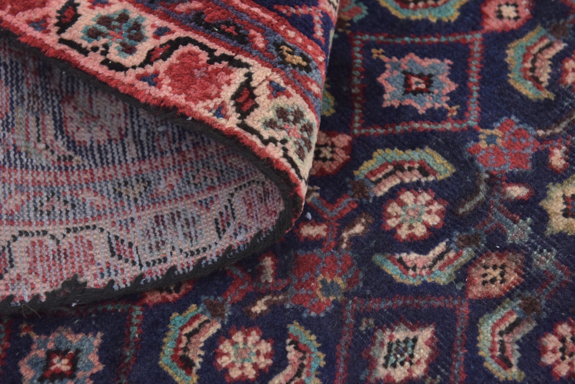 7' 3 x 9' 5 Hand Knotted Farahan Persian Wool Rug