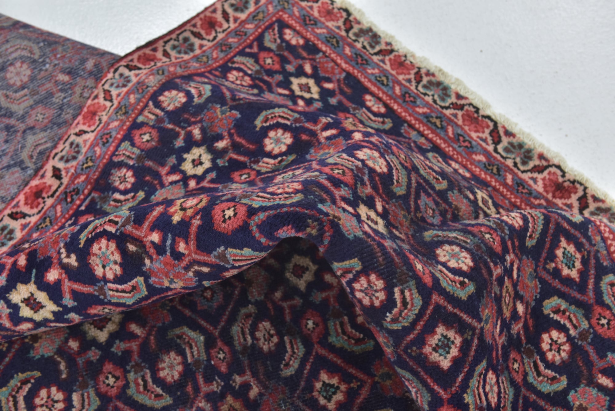 7' 3 x 9' 5 Hand Knotted Farahan Persian Wool Rug