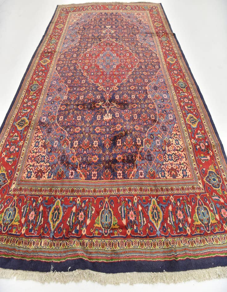 Detail image of 10' x 13' 7 Hand Knotted Farahan Persian Wool Rug