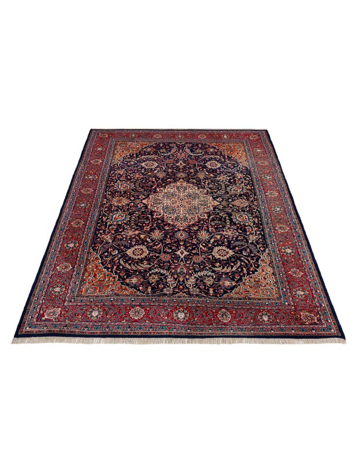 Detail image of 8' 5 x 10' 9 Hand Knotted Farahan Persian Wool Rug