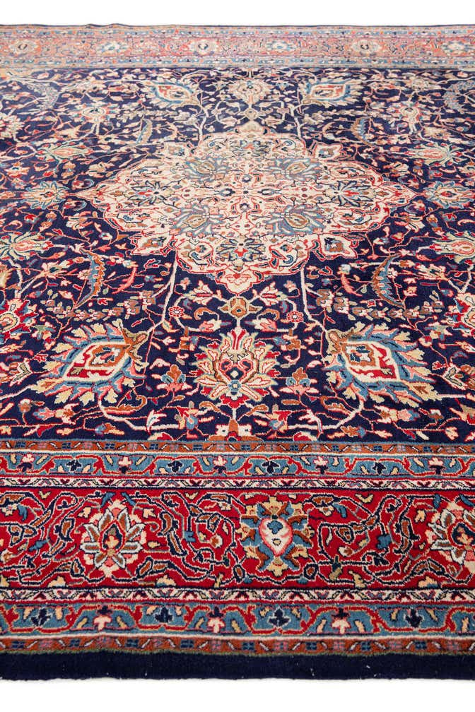 8' 5 x 10' 9 Hand Knotted Farahan Persian Wool Rug