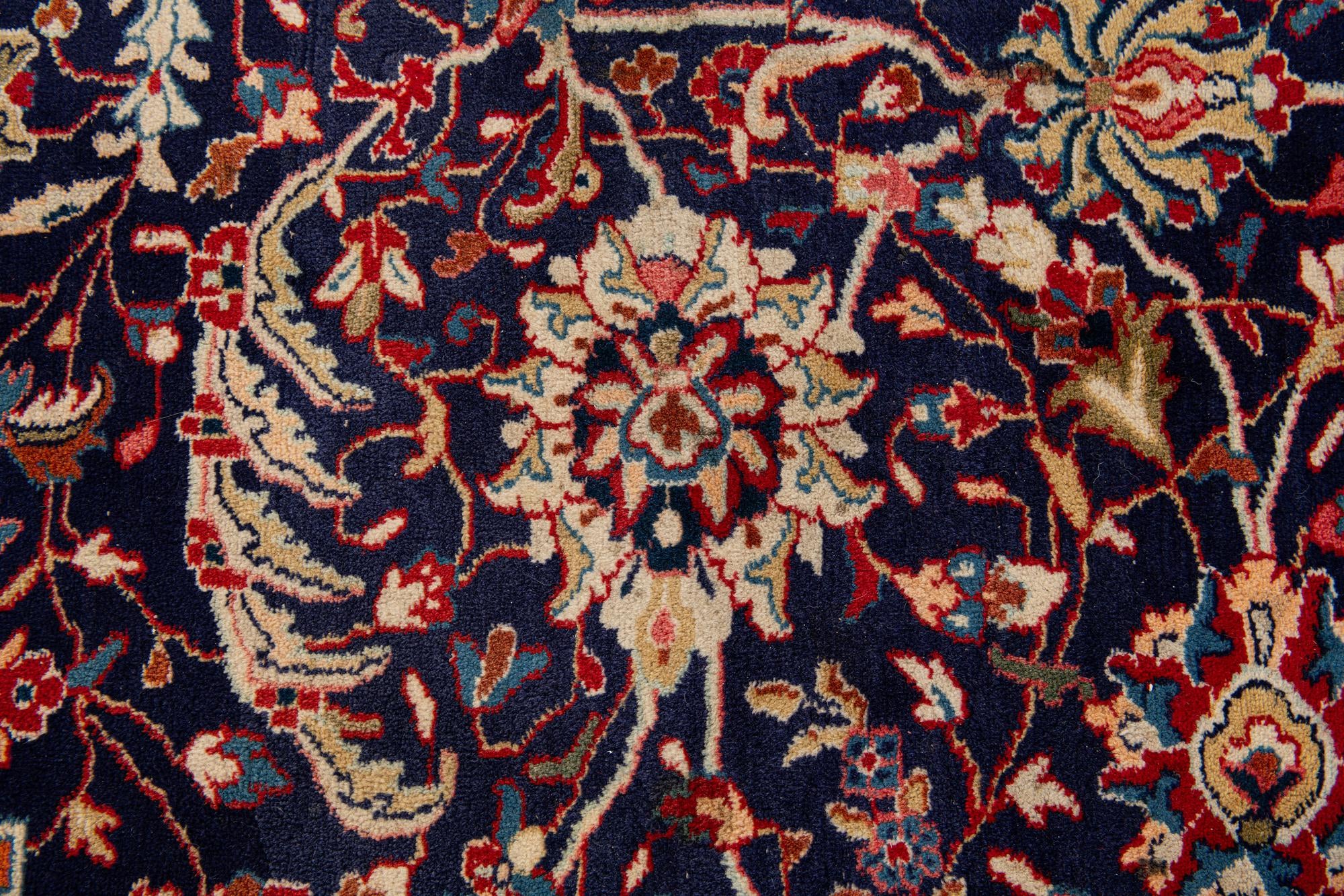 8' 5 x 10' 9 Hand Knotted Farahan Persian Wool Rug