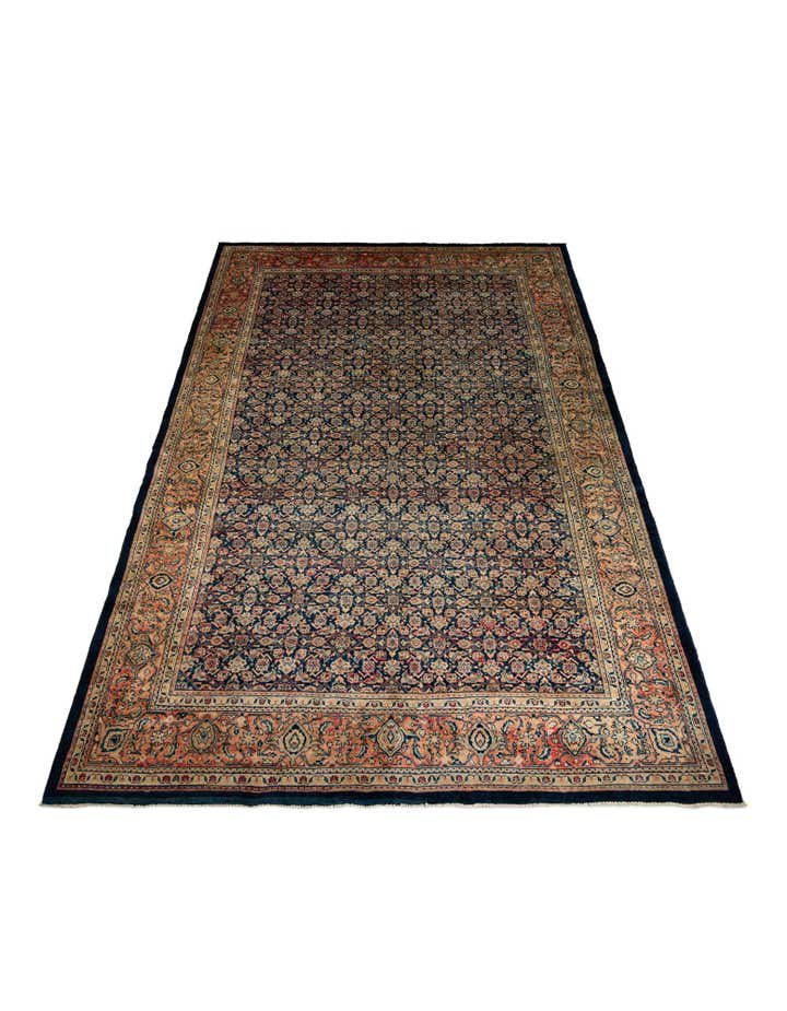 9' 9 x 16' 5 Hand Knotted Farahan Persian Wool Rug