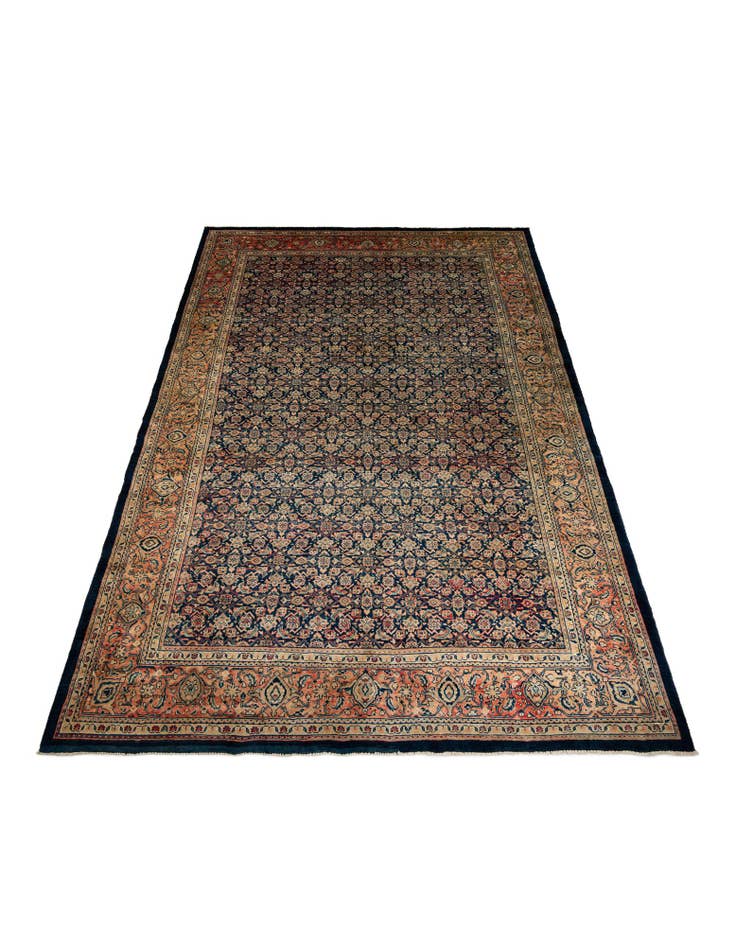 Detail image of 9' 9 x 16' 5 Hand Knotted Farahan Persian Wool Rug