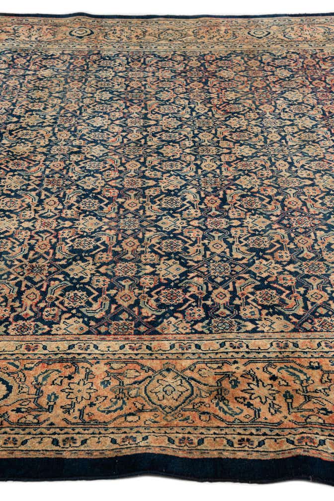 9' 9 x 16' 5 Hand Knotted Farahan Persian Wool Rug