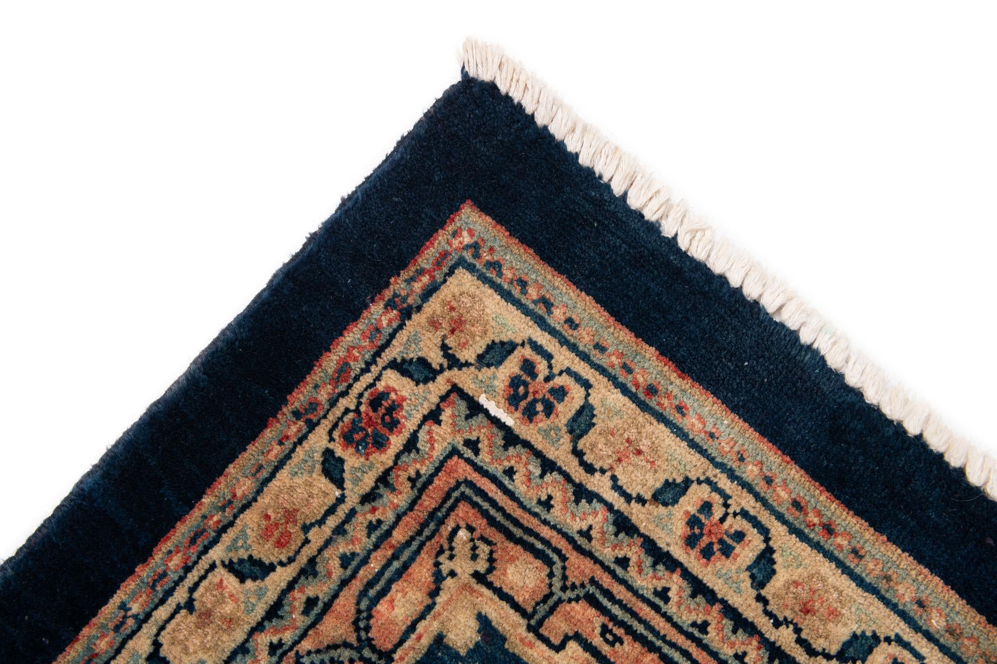 9' 9 x 16' 5 Hand Knotted Farahan Persian Wool Rug