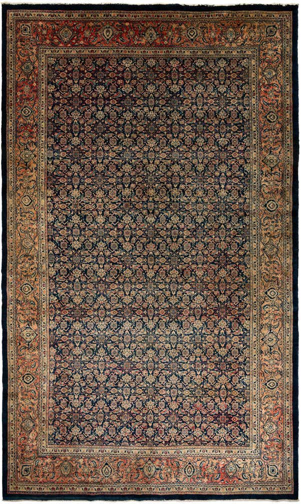 9' 9 x 16' 5 Hand Knotted Farahan Persian Wool Rug