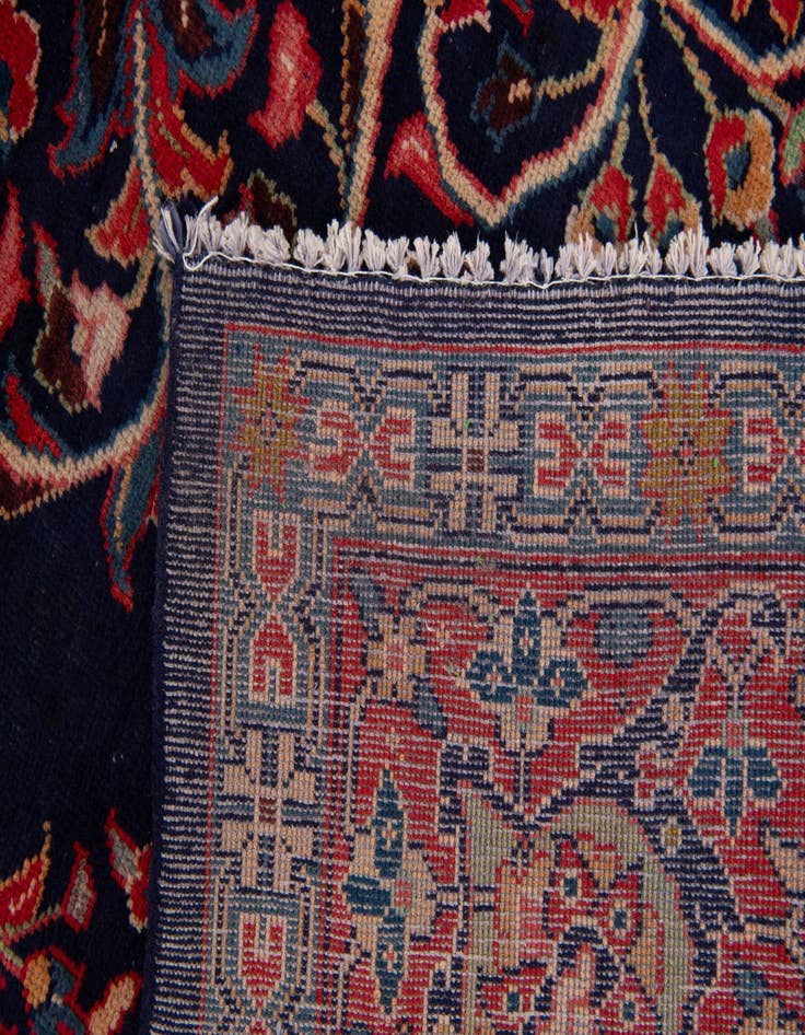 Detail image of 8' 6 x 11' 7  Hand Knotted Farahan Persian Wool Rug