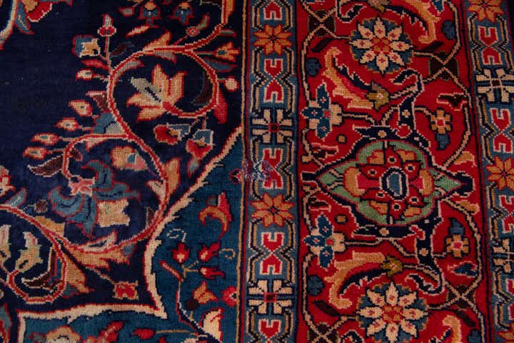 8' 6 x 11' 7 Hand Knotted Farahan Persian Wool Rug