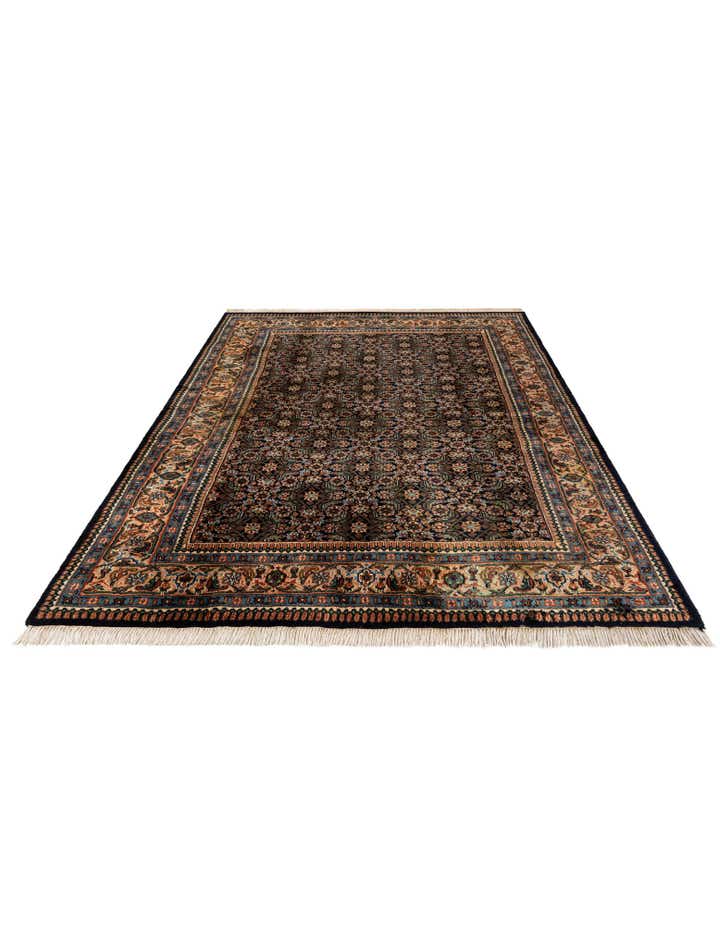 6' 1 x 8' 7 Hand Knotted Farahan Wool Rug