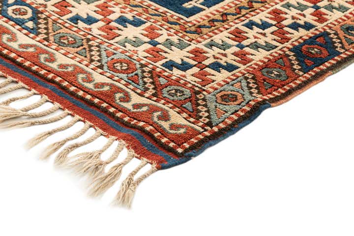 3' 5 x 5' 1 Hand Knotted Fars Oriental Wool Rug