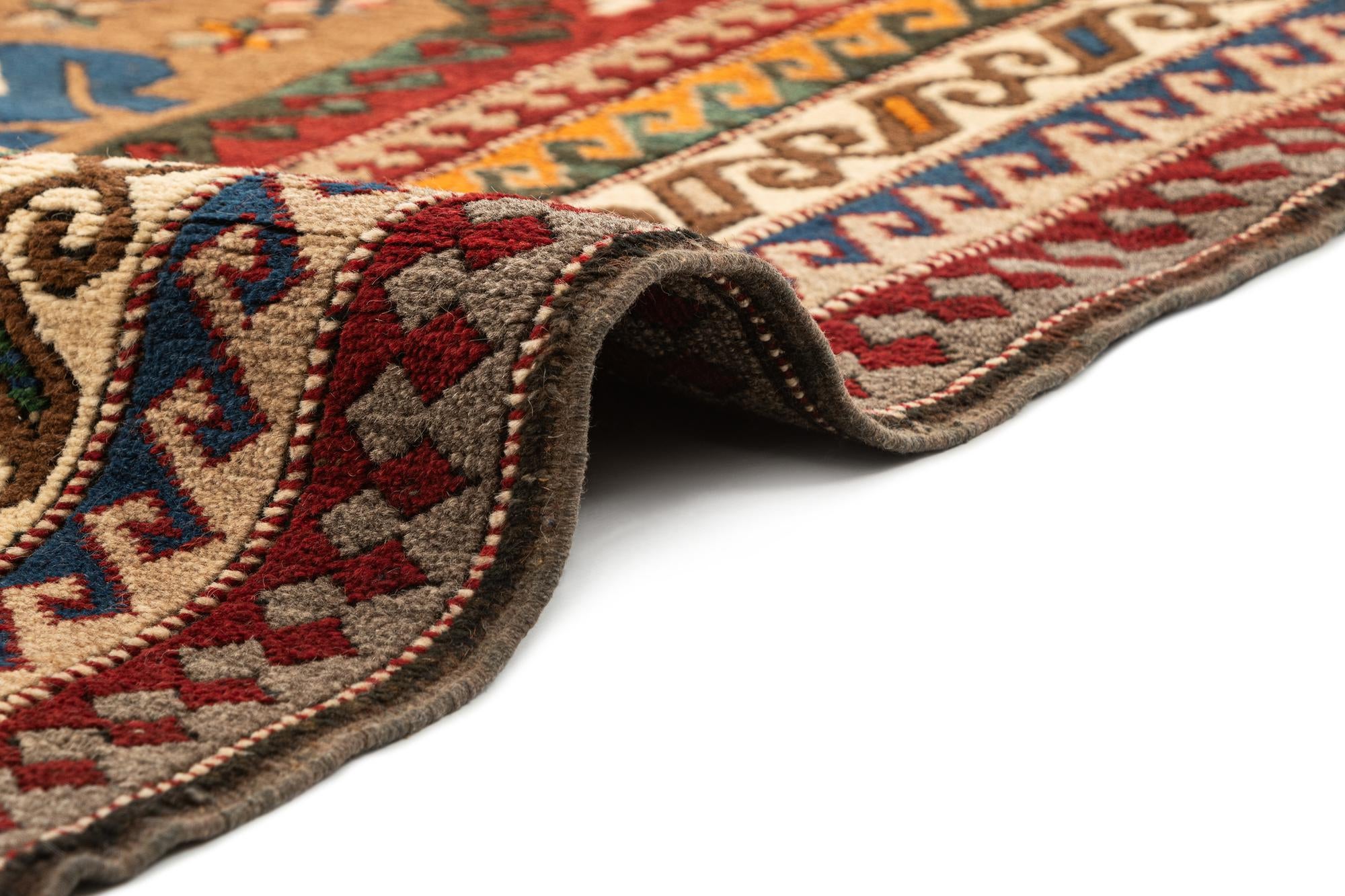 4' 10 x 7' 4 Hand Knotted Fars Wool Rug