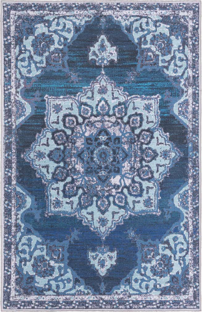 5' 3 x 8' Washable Francesca Rug