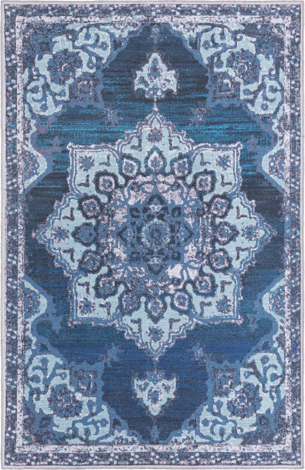 Detail image of 5' 3 x 8' Washable Francesca Rug