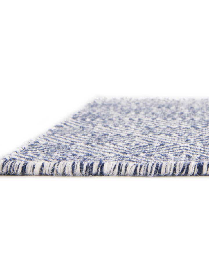 9' x 12' Hand Woven Geo Trellis Flatweave Rug