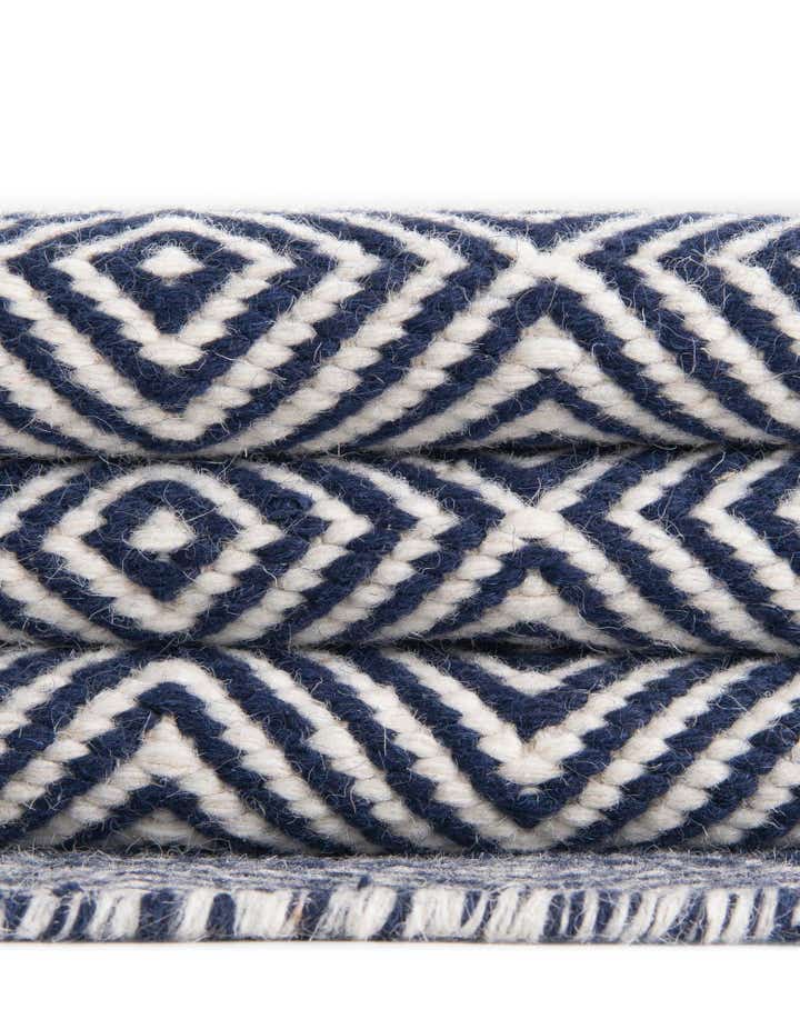 9' x 12' Hand Woven Geo Trellis Flatweave Rug