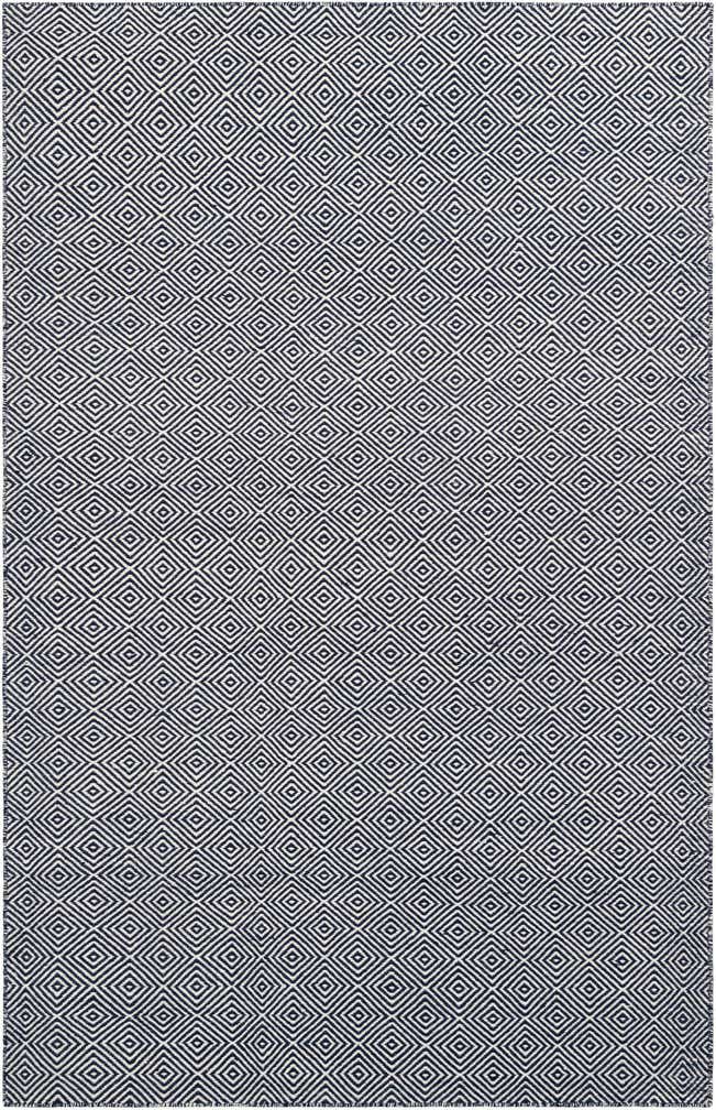 5' 1 x 8' Hand Woven Geo Trellis Flatweave Rug