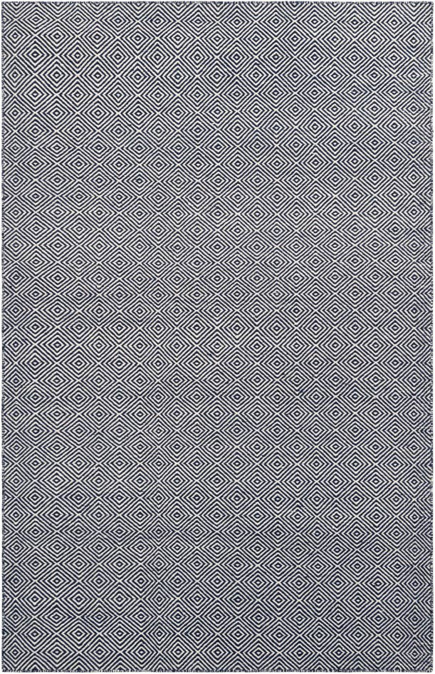 Detail image of 5' 1 x 8' Hand Woven Geo Trellis Flatweave Rug