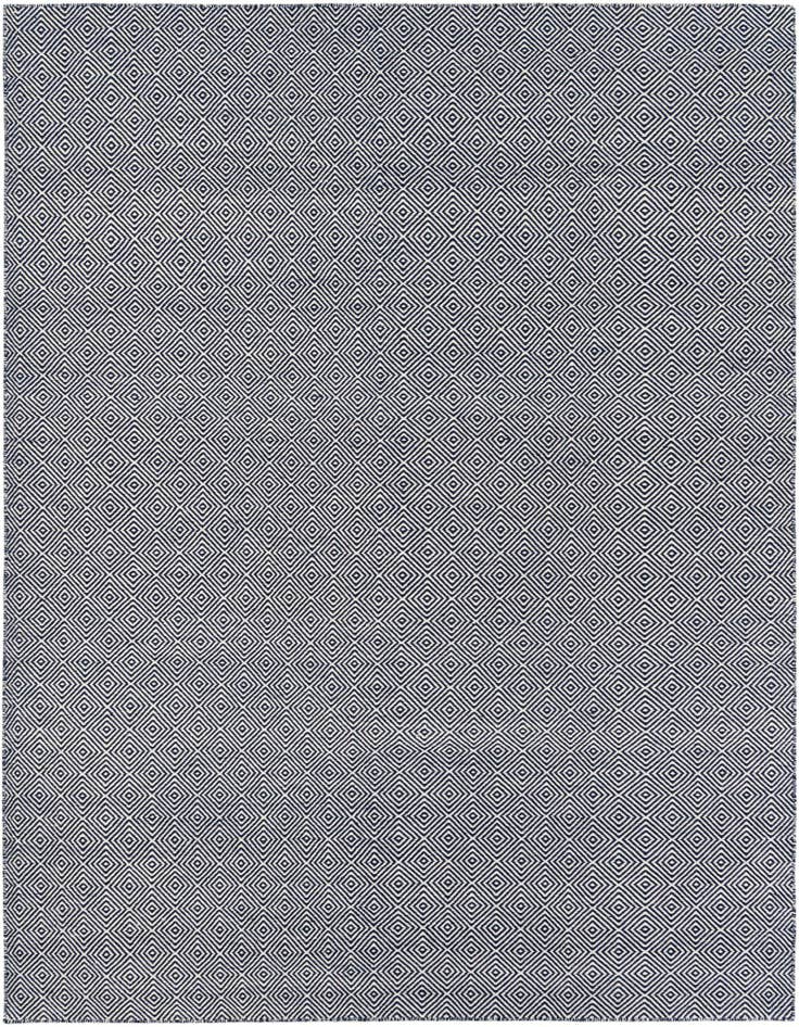 Detail image of 7' 10 x 10' Hand Woven Geo Trellis Flatweave Rug