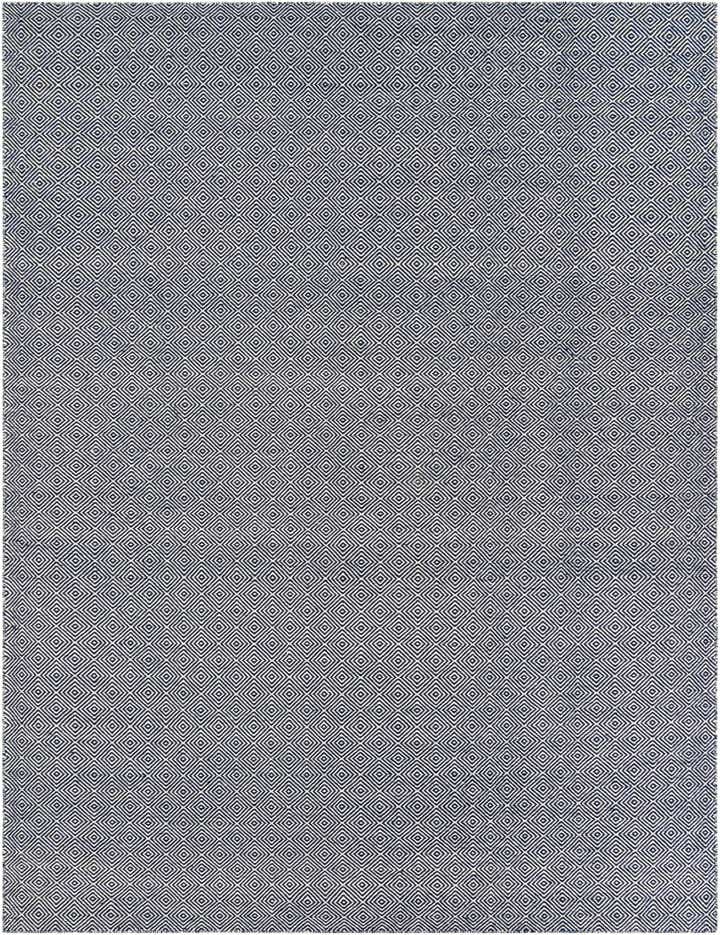 9' x 12' Hand Woven Geo Trellis Flatweave Rug