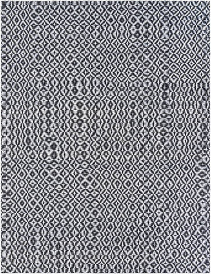 Detail image of 9' x 12' Hand Woven Geo Trellis Flatweave Rug