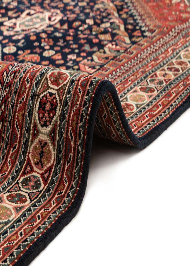 6' 4 x 9' 9 Hand Knotted Ghashghaei Wool Rug