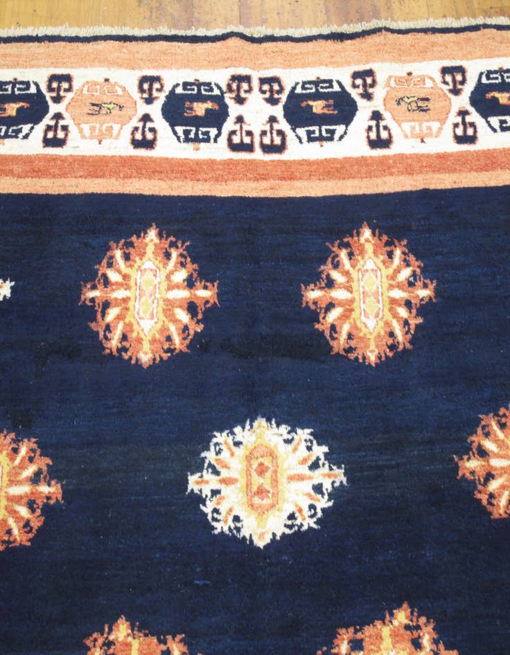 Detail image of 6' 5 x 9' 3 Hand Knotted Ghashghaei Persian Wool Rug